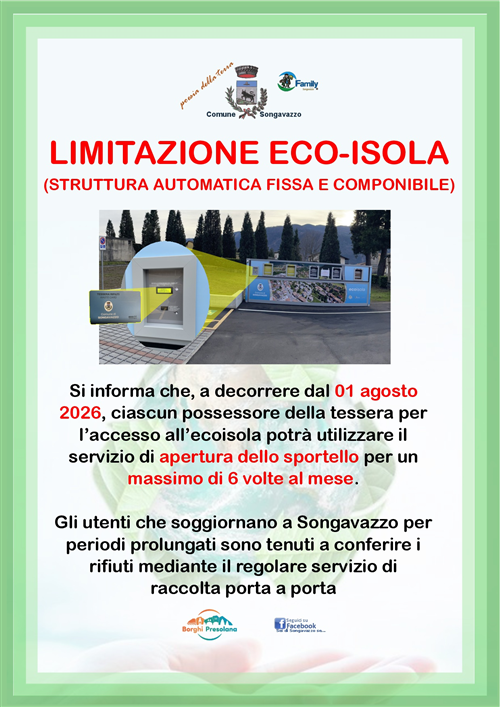 Limitazione Eco-Isola